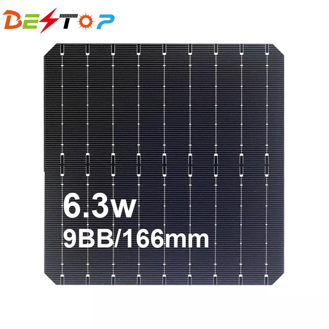 9BB 10BB Monocrystalline Solar Cell Module 166 182 Small Solar Panel Diy Solar Cells