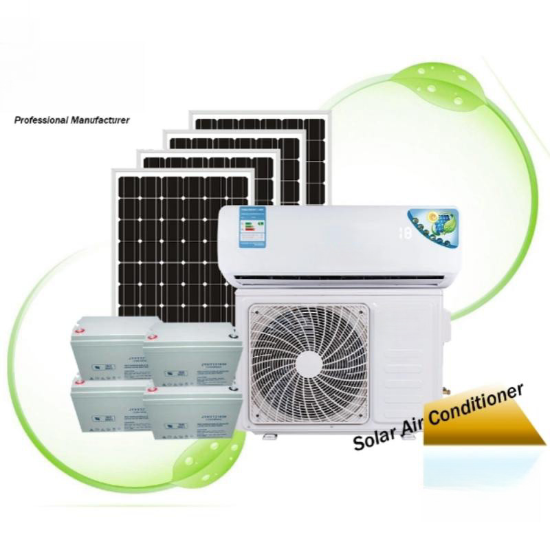 New Home Solar AC Split Air Conditioner Hybrid Convenient Off Grid Air Conditioner 24V48V