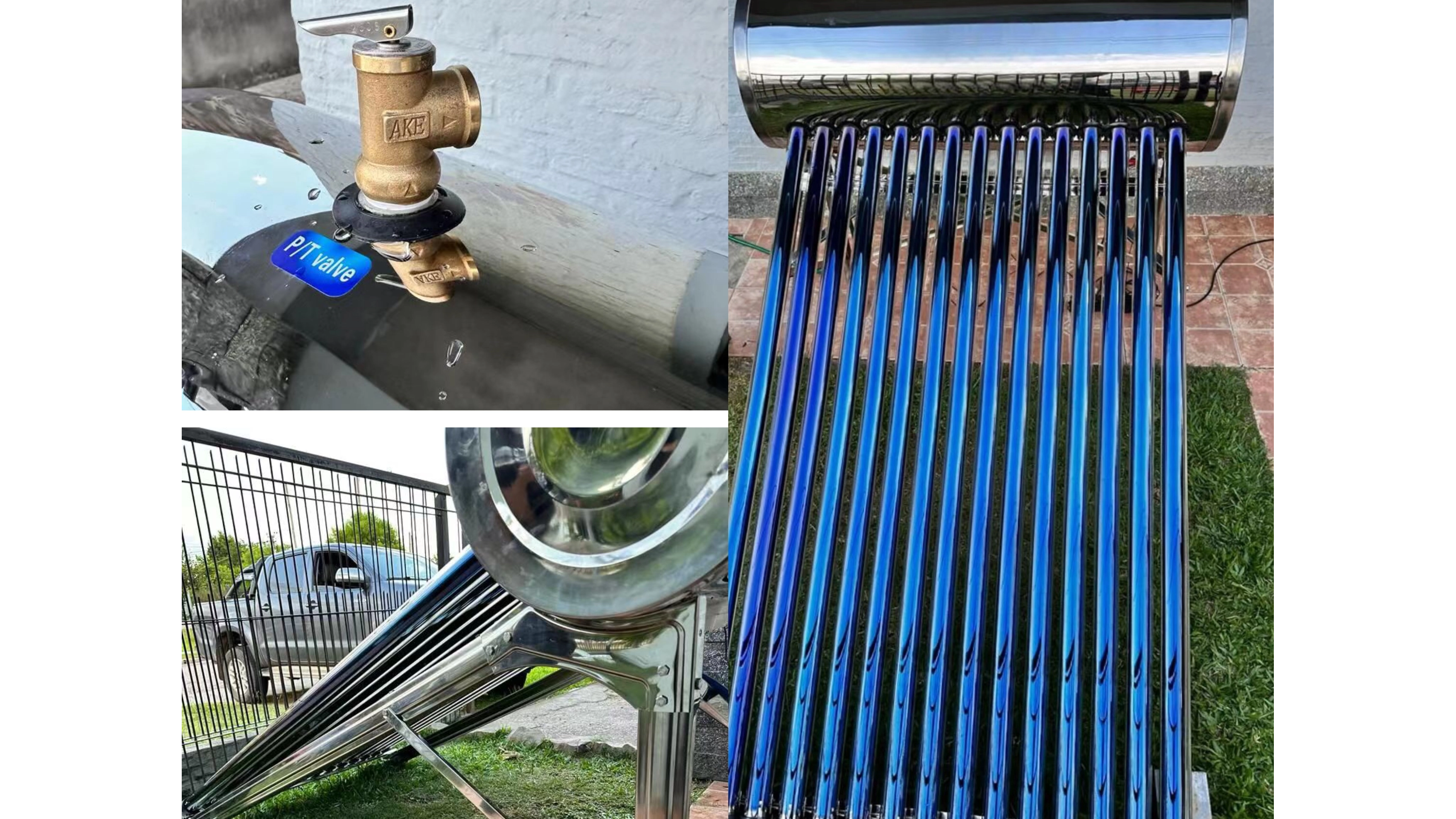 Uruguay customer's solar water heater has been received