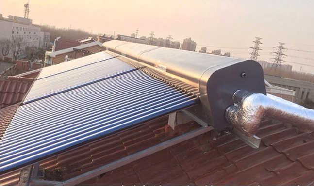 High-end flat plate collector solar water heater