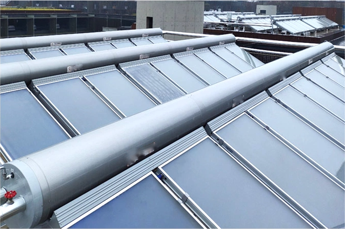 High-end flat plate collector solar water heater