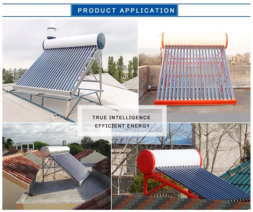 Compact Non-pressure Evacuated Glass Tube Solar Water Heater