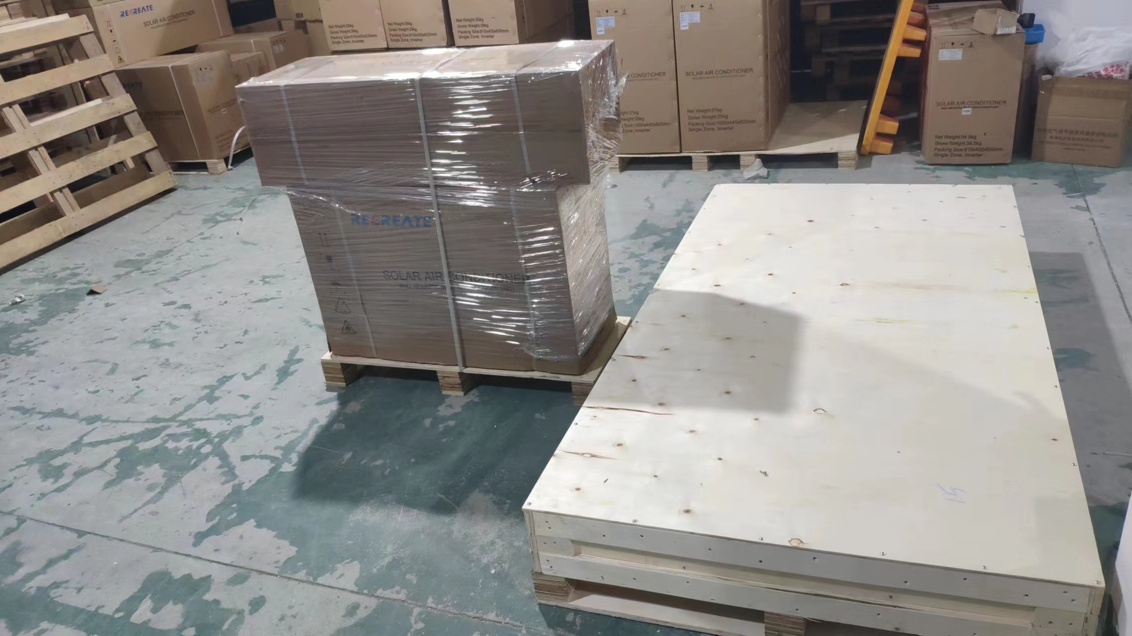 9000/12000/18000/24000BTU on-grid/off-grid solar air conditioning