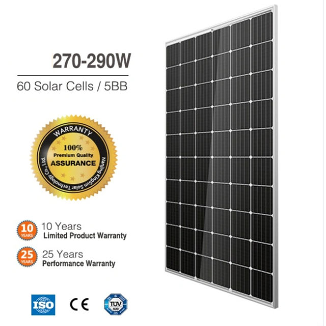 Mono Photovoltaic 540W 550 W 560W Black solar panels in stock