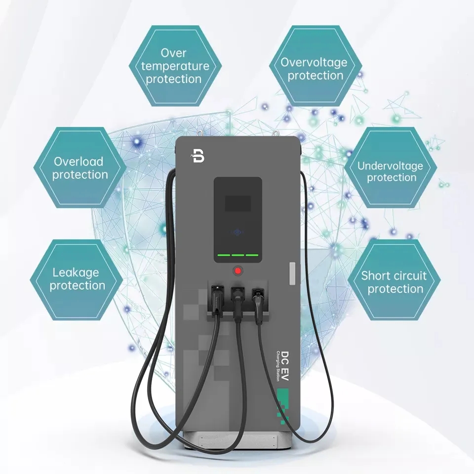 Ev Car Charger 30kw 80kw 120kw 240kw DC EV Charger Ocpp 1.6 J CE Tuv OEM Electric Car Charging Station