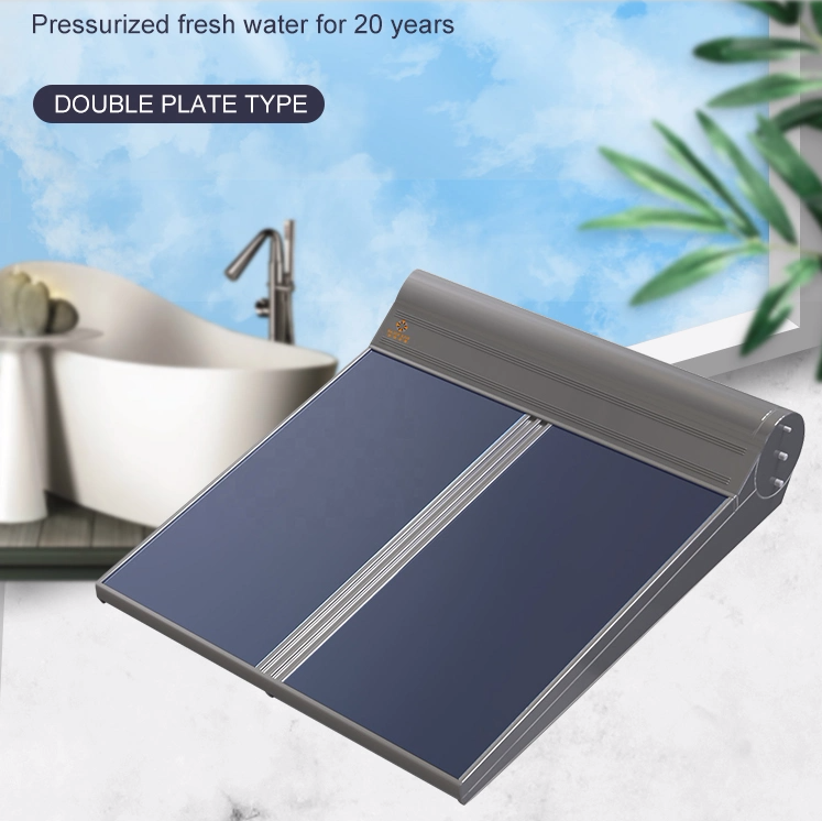 High-end flat plate collector solar water heater